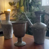 آفتابه  و جام  کهنه