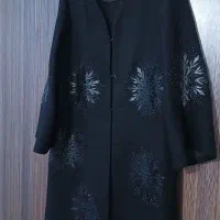 مانتو مشکی مجلسی و روزمره