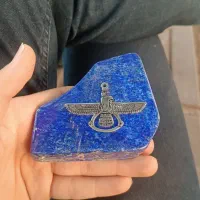 سنگ لاجوردافغانستان خوشرنگمناسب کلکسیون تراش انرژی