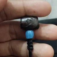 گردنبند سنگ حدید با مهره گبری