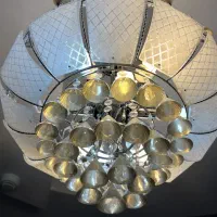 لوستر ۸ شاخه کریستال + سینما خانواده
