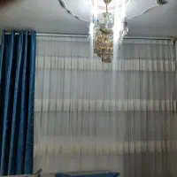 پرده به همراه شال