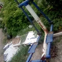 حراج دستگاه های ورزشی پارکی درحد فقط رنگ فروش باهم