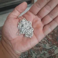 زنجیر نقره بسیارزیبا