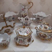 سرویس پذیرایی گل برجسته لیلی مجنون شکلات میوه خوری