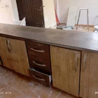 کابینت  قهوه‌ای ام دی آف