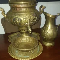 سماور سینی کاسه و پارچ اتیقه