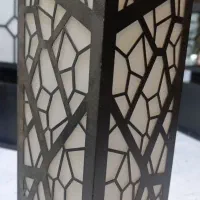 چراغ لیزری باغ.  ویلا.  حیاطی