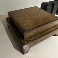 میز جلو مبلی چوبی صفحه متحرک۷۰ در ۷۰ (۳/۲۰۰)