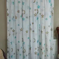 ۳ عدد پرده حریر کامل نو