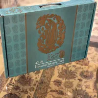 ست 5 تکه رومیزی ترمه حسینی نو