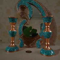 اینه و شمعدان فیروزه کوبی