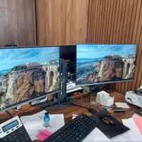 پایه مانیتور دوگانه ارگونومیک حرفه ای