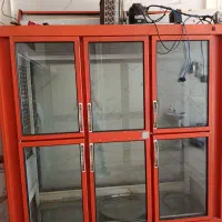 یخچال دو طرف ویترینی قصابی و سوپر مارکت