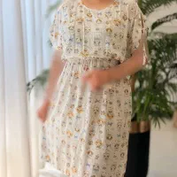 ساحلی، سارافون نخی کمر کش (سایز ۳۸ تا ۴۸)