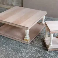 جلو مبلی ابزاری گرد ستونی بشقابی