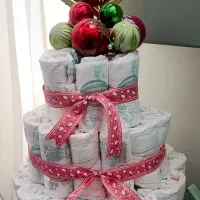 هدیه تولد به نوزاد  ( پوشک تزیینی )