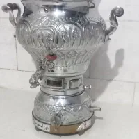 سماور برنجی گازی