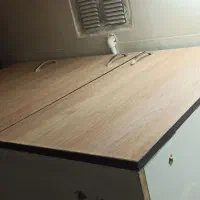 کابینت MDF اوپن نیم دایره