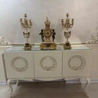 میز کنسول سفید لوکس