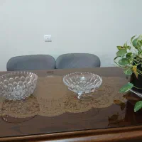 ظروف کریستال کاسه و میوه خوری و شیرینی خوری