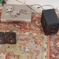 ۲ دستگاه DVD ال جی،اسپیکر،تلفن بی سیم پاناسونیک