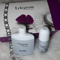 پک کادویی عطر و مام اسکلاره Telegram زنانه