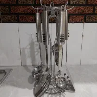 ست کفگیر ملاقه و ابزار INOX