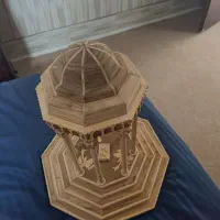 آرامگاه حافظ کار دست با چوب