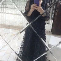 لباس مجلسی مشکی در حد نو سایز ۴۰.۴۲