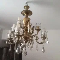 لوستر برنجی برنج برنز برنزی فرشته ملائکه هشت شعله