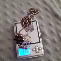 النگو نقره و گارنت
