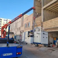 جرثقیل نیسان کفی دار دوتن سبدنفربر بالابر یزد