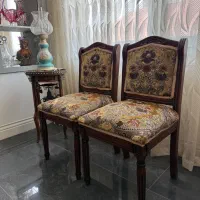جفت صندلی آنتیک پهلوی (کلکسیونی / اصالتِ کامل)