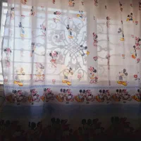 پرده اتاق کودک 2متر 80 در قد 2متر