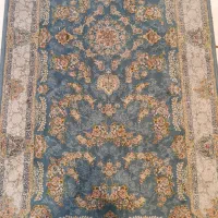 فرش آبی فیروزه ای بسیار شیک