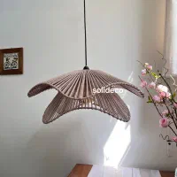 لوستر آباژور مکرومه رافیا سیسمونی جهیزیه