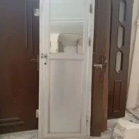 درب الومنیومی سالم با آینه سنگین سالم