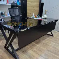 میز مدیریت اداری کنفرانس آیرون چوب