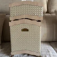سطل همراه با جا دستمال کاغذی