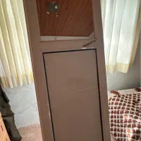 درب و چارچوب آلومینیومی بسیار تمیز ۲ عدد