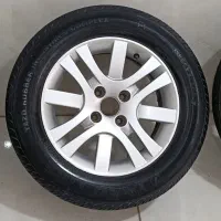 3 عدد رینگ و لاستیک صلیبی