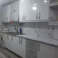 کابینت تمام ام دی اف با صفحه کابینت