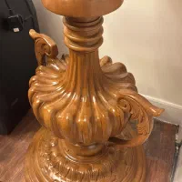 دو عدد پایه تمام چوب با رنگ درجه یک نو