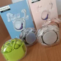 هدفون ،ایرپاد بلوتوثی طرح شیشه‌ای  پاوربانک دار