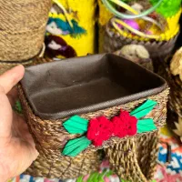 انواع سبد سبزی حصیری
