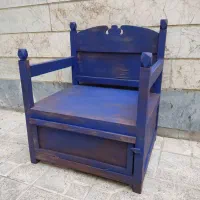 مبل چوبی باکس دار پتینه
