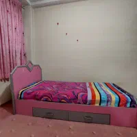 تخت یکنفره با تشک