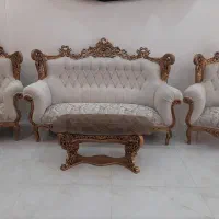 دو دست مبلمان استیل ۹نفره کاملا نو مناسب جهیزیه