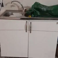 کابینت ام دی اف زیر سینگ با سینگ و شیرالات ۹۵۰۰۰۰۰